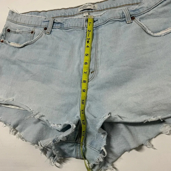 Abercrombie & Fitch "The Mom Short" High Rise Curve Love Size 35/20 - Picture 5 of 8